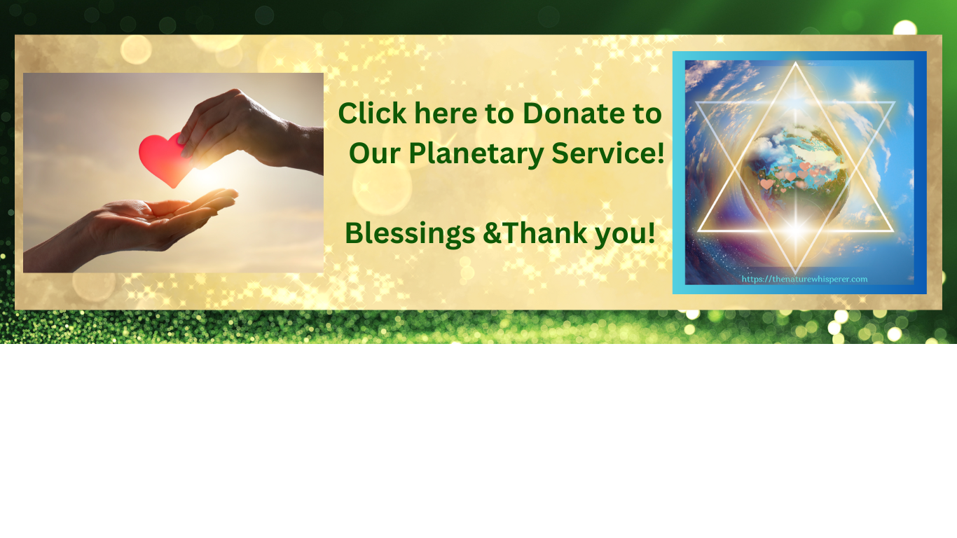 Click here to Donate to Our Planetary Service. Thank you!